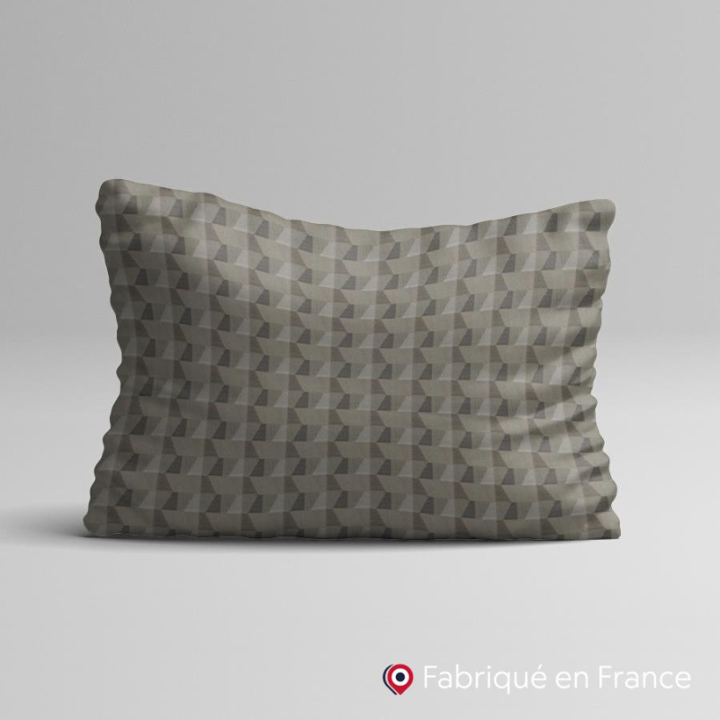 Coussin rectangle Fort coloris Galet