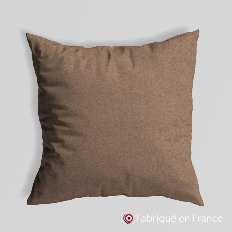Coussin carré Dolly coloris Taupe