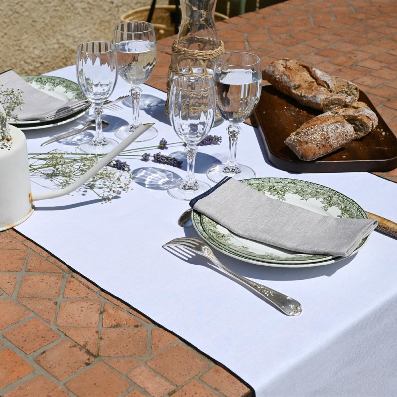 Chemin de table en lin VENTOUX 50x150 cm zoom