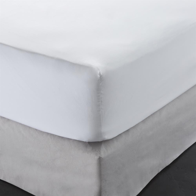 Drap housse 140x190 percale Sélène