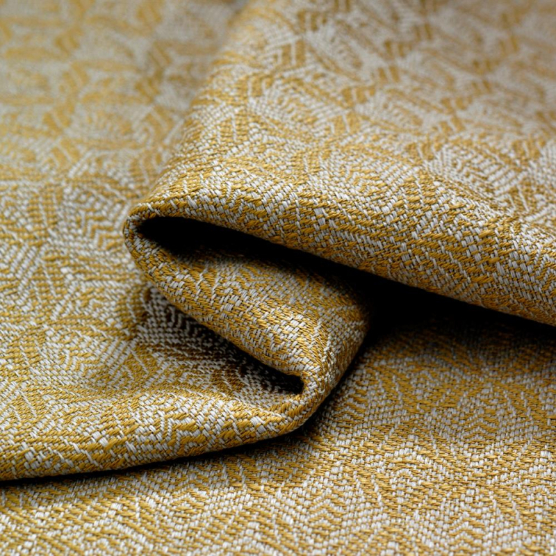 Coussin en jacquard à motifs fleuris