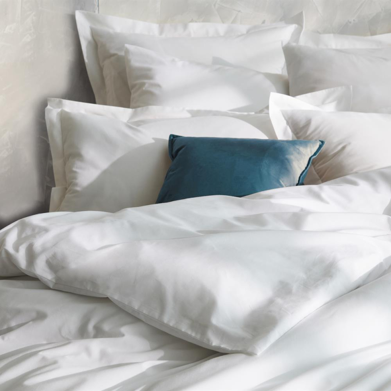 Housse de couette Hemera blanche zoom Housse de couette Hemera blanche zoom