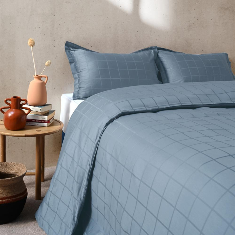 Housse de couette callista ice blue 140x200 cm Housse de couette callista ice blue 140x200 cm