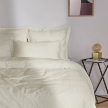 Taies d'oreiller satin callista ivory 50x75 cm Taies d'oreiller satin callista ivory 50x75 cm