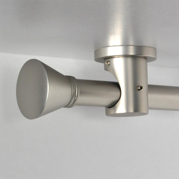 Tringle tube embout rond nickel mat Jaen Tringle tube embout rond nickel mat Jaen