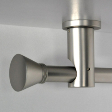 Tringle tube embout rond nickel mat Jaen Tringle tube embout rond nickel mat Jaen