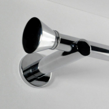 Tringle tube embout rond chrome Jaen Tringle tube embout rond chrome Jaen