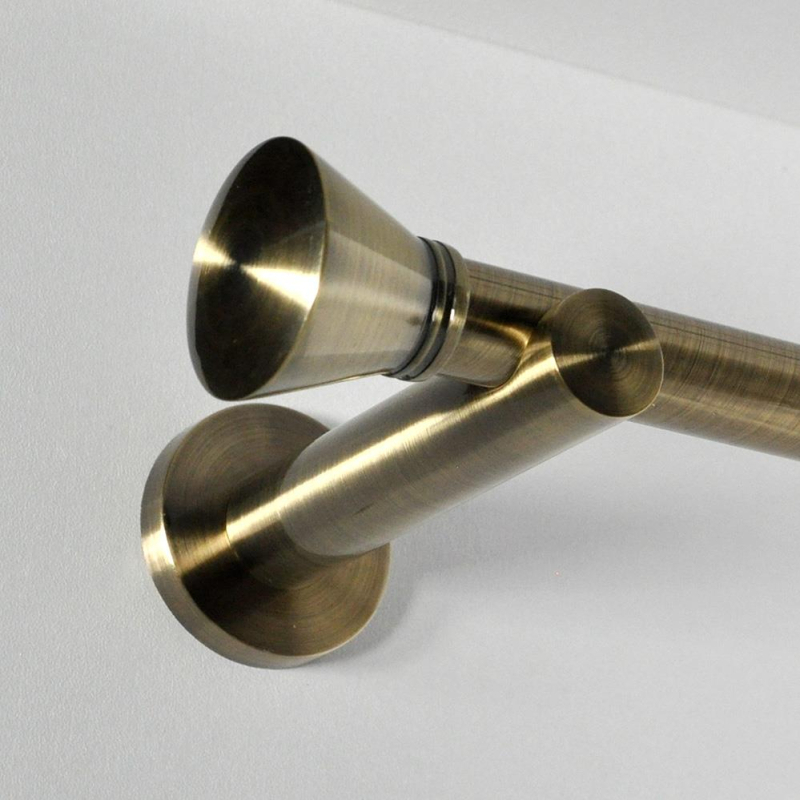 Tringle tube embout rond bronze vieilli Jaen Tringle tube embout rond bronze vieilli Jaen