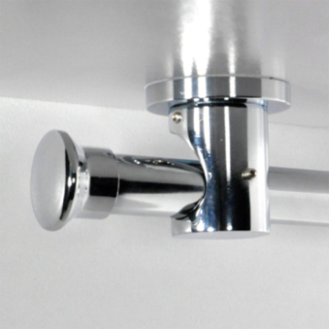 Tringle tube embout rond Chrome Bouchon Tringle tube embout rond Chrome Bouchon