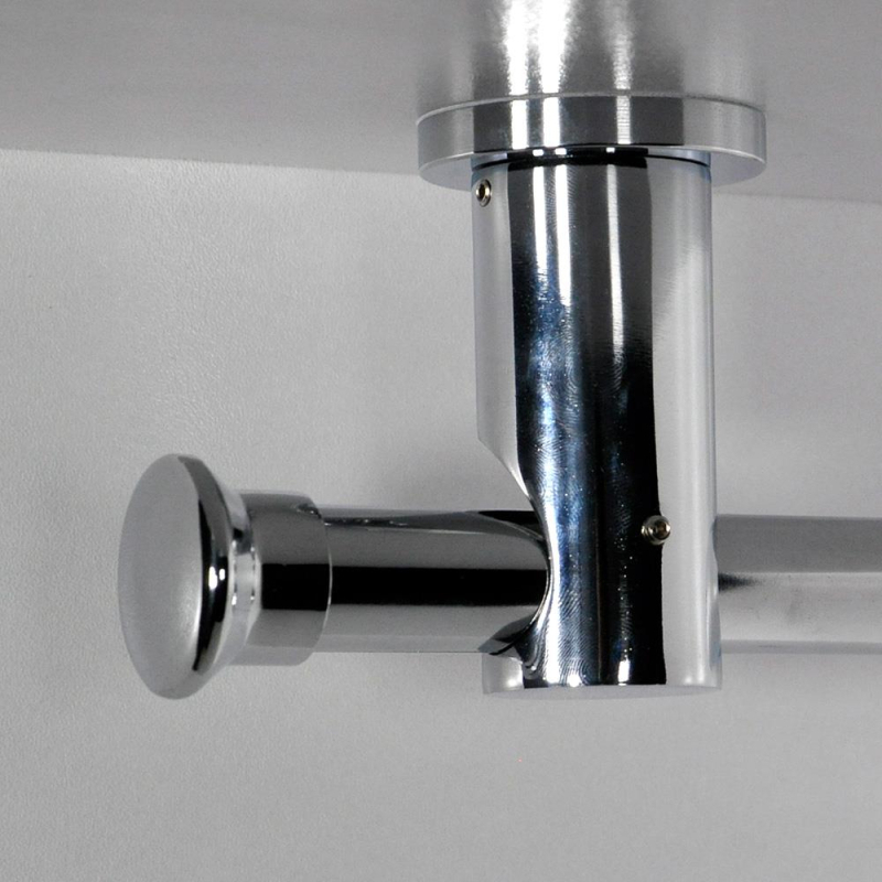 Tringle tube embout rond Chrome Bouchon Tringle tube embout rond Chrome Bouchon