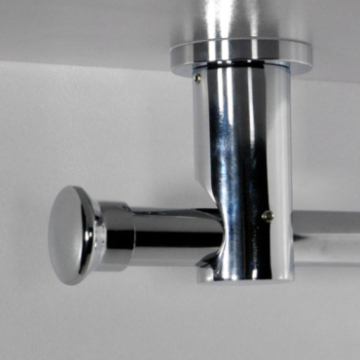 Tringle tube embout rond Chrome Bouchon Tringle tube embout rond Chrome Bouchon