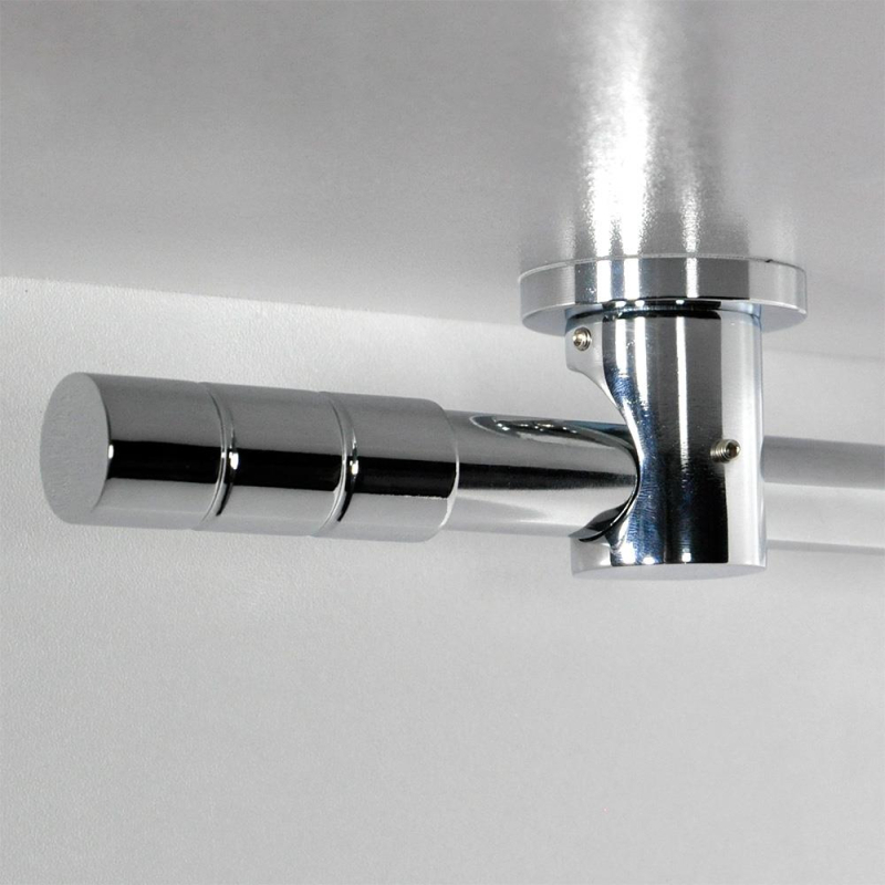 Tringle tube embout long Chrome Cadiz Tringle tube embout long Chrome Cadiz