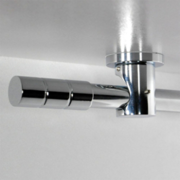 Tringle tube embout long Chrome Cadiz Tringle tube embout long Chrome Cadiz