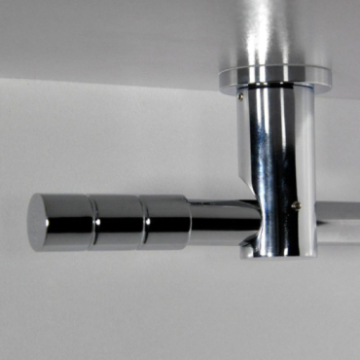 Tringle tube embout long Chrome Cadiz Tringle tube embout long Chrome Cadiz