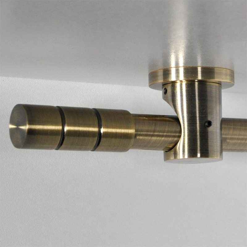 Tringle tube embout long Bronze Vieilli Cadiz Tringle tube embout long Bronze Vieilli Cadiz