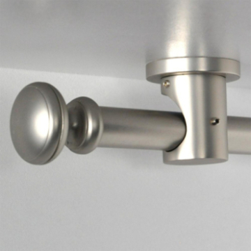 Tringle tube embout rond Nickel Mat Regency Tringle tube embout rond Nickel Mat Regency