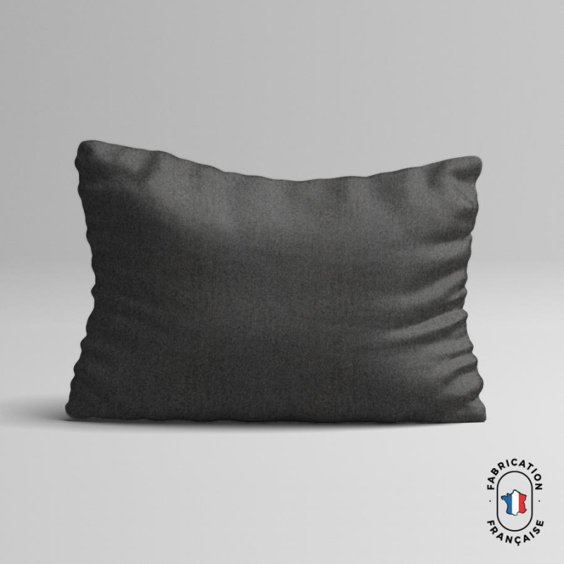 Coussin rectangle Dolly coloris Ardoise Coussin rectangle Dolly coloris Ardoise