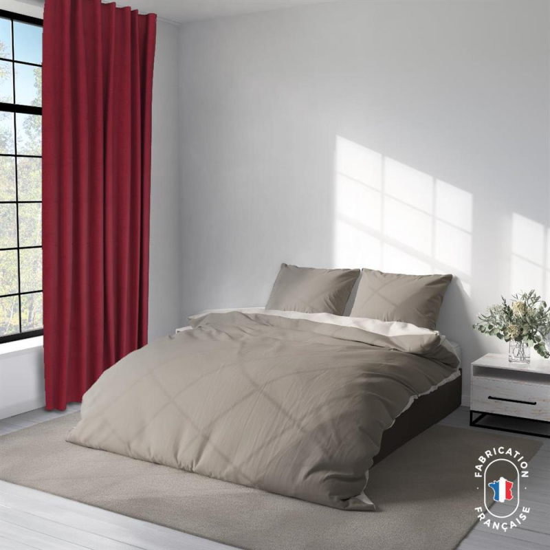 Rideau Dolly coloris Cerise chambre Rideau Dolly coloris Cerise chambre