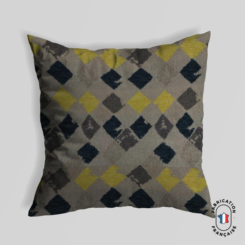 Coussin carré Détroit coloris Malibu Coussin carré Détroit coloris Malibu