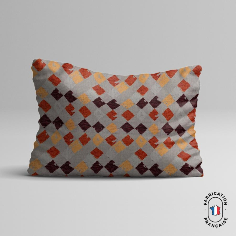 Coussin rectangle Détroit coloris Épices Coussin rectangle Détroit coloris Épices