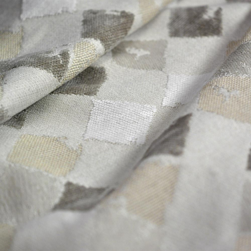 Tissu losanges Détroit Galet Tissu losanges Détroit Galet