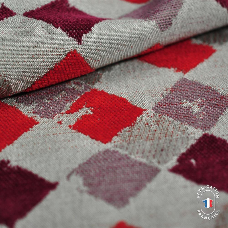 Tissu losanges Détroit Grenadine Tissu losanges Détroit Grenadine