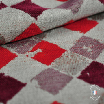 Tissu losanges Détroit Grenadine Tissu losanges Détroit Grenadine