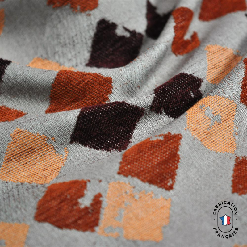 Tissu losanges Détroit Épices Tissu losanges Détroit Épices