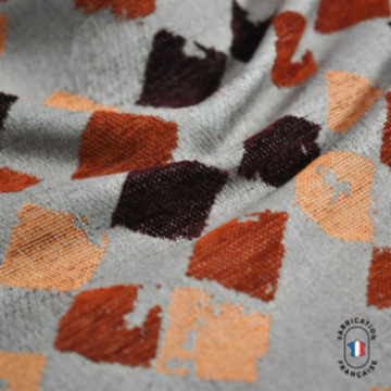 Tissu losanges Détroit Épices Tissu losanges Détroit Épices