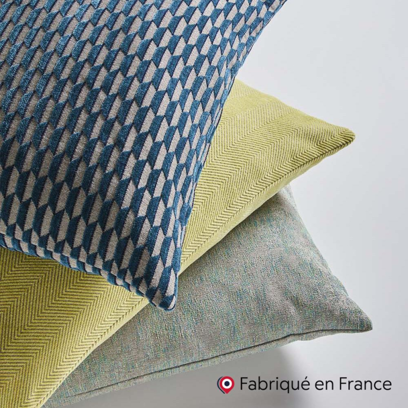 Tissu à chevron Dôme coloris Lime Tissu à chevron Dôme coloris Lime