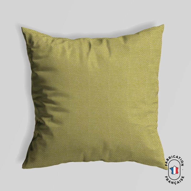 Coussin carré Dôme coloris Lime Coussin carré Dôme coloris Lime