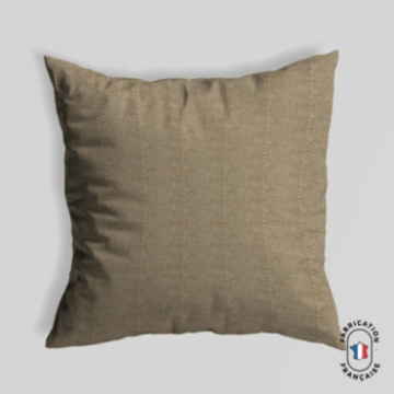 Coussin carré Dôme coloris Noisette Coussin carré Dôme coloris Noisette