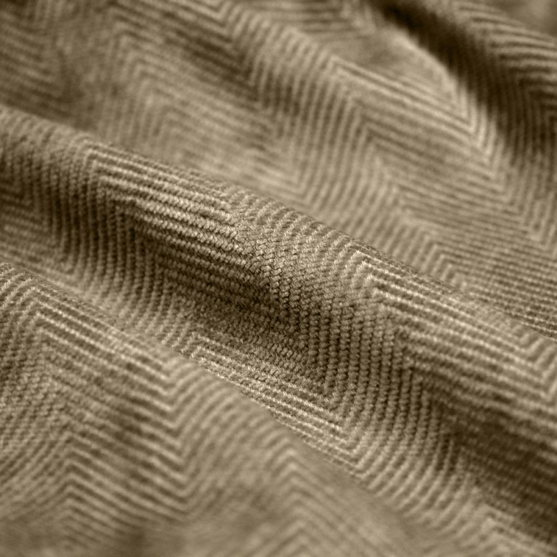 Tissu à chevron Dôme coloris Noisette Tissu à chevron Dôme coloris Noisette