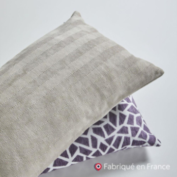 Tissu à chevron Dôme coloris Argile Tissu à chevron Dôme coloris Argile