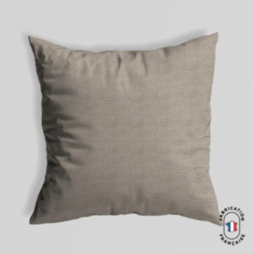 Coussin carré Dôme coloris Argile Coussin carré Dôme coloris Argile