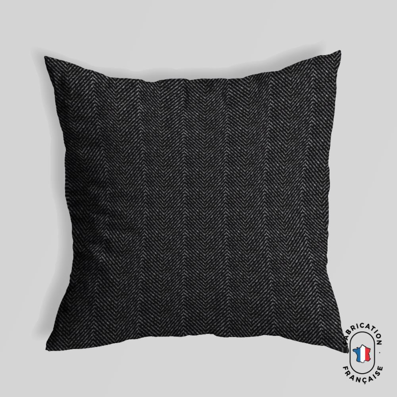 Coussin carré Dôme coloris Onyx Coussin carré Dôme coloris Onyx