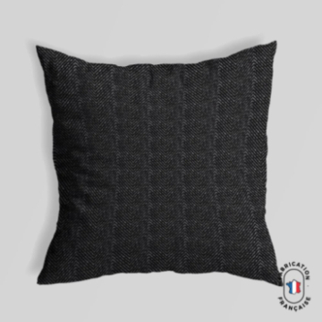 Coussin carré Dôme coloris Onyx Coussin carré Dôme coloris Onyx
