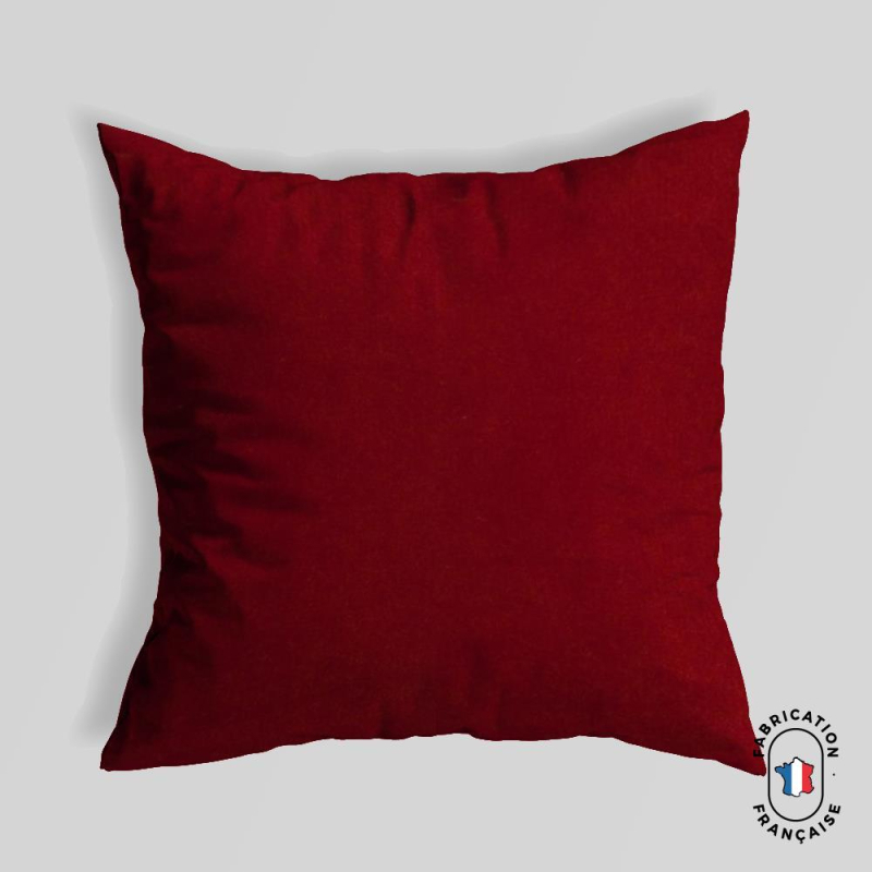 Coussin carré Elvis coloris Cerise Coussin carré Elvis coloris Cerise