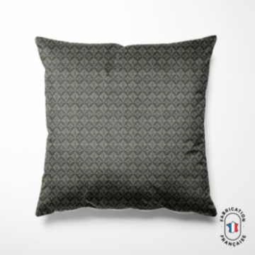 Coussin en jacquard à motifs fleuris Coussin en jacquard à motifs fleuris