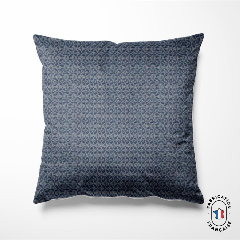 Coussin en jacquard à motifs fleuris Coussin en jacquard à motifs fleuris