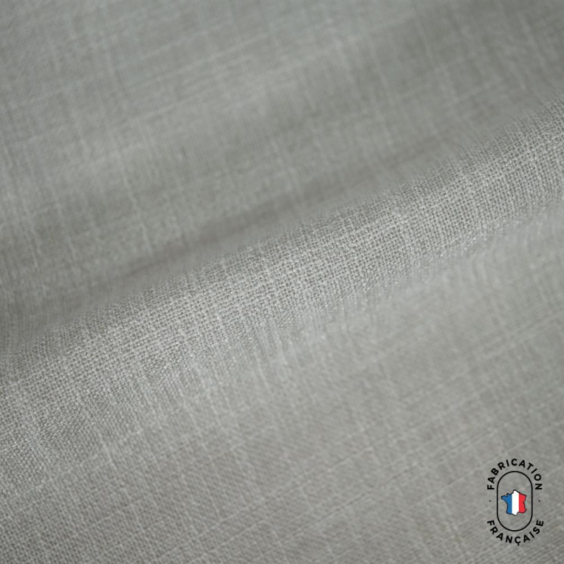 Tissu effet lin tamisant HISTOIRE col. Ecru Tissu effet lin tamisant HISTOIRE col. Ecru