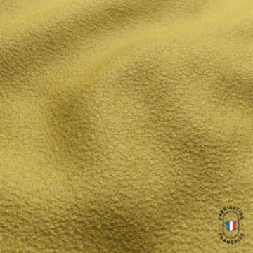 Zoom matière tissu GARRIGUE à bouclettes coloris Mimosa Zoom matière tissu GARRIGUE à bouclettes coloris Mimosa