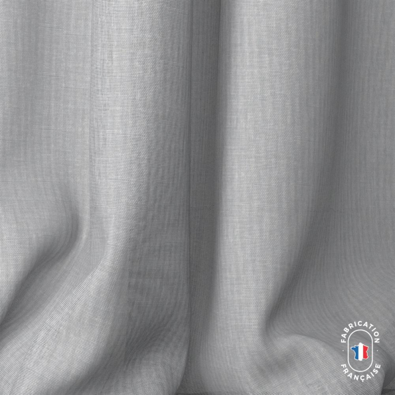 Zoom voilage Jaba coloris Silver Zoom voilage Jaba coloris Silver