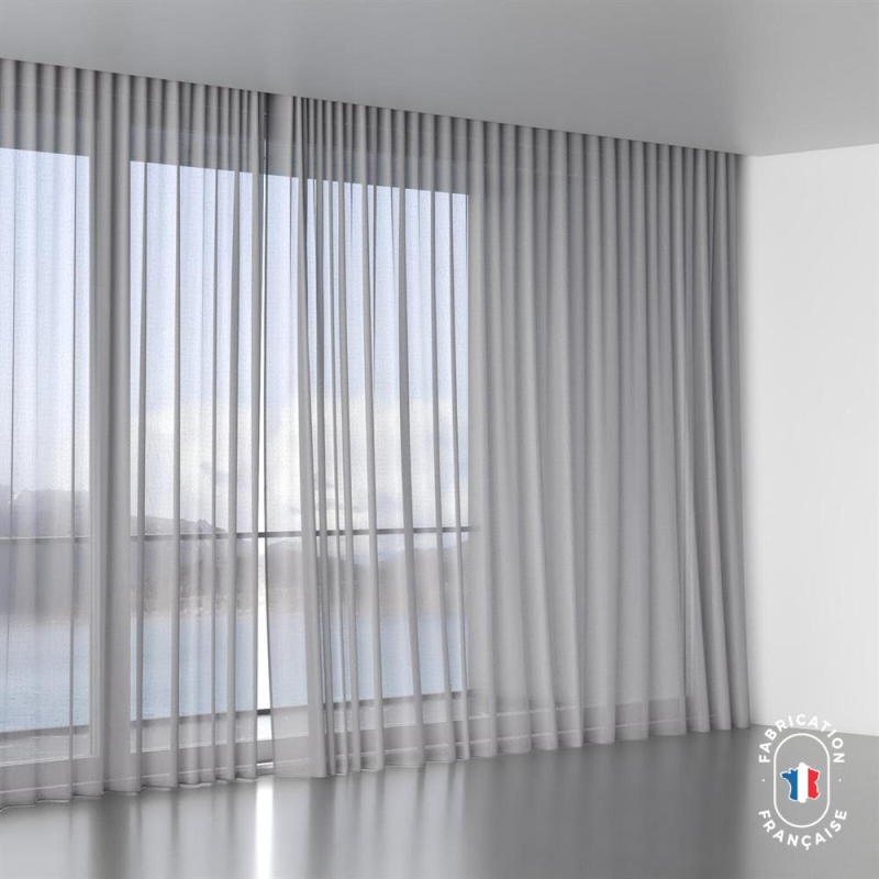 Tissu Jaba coloris Silver échelle Tissu Jaba coloris Silver échelle