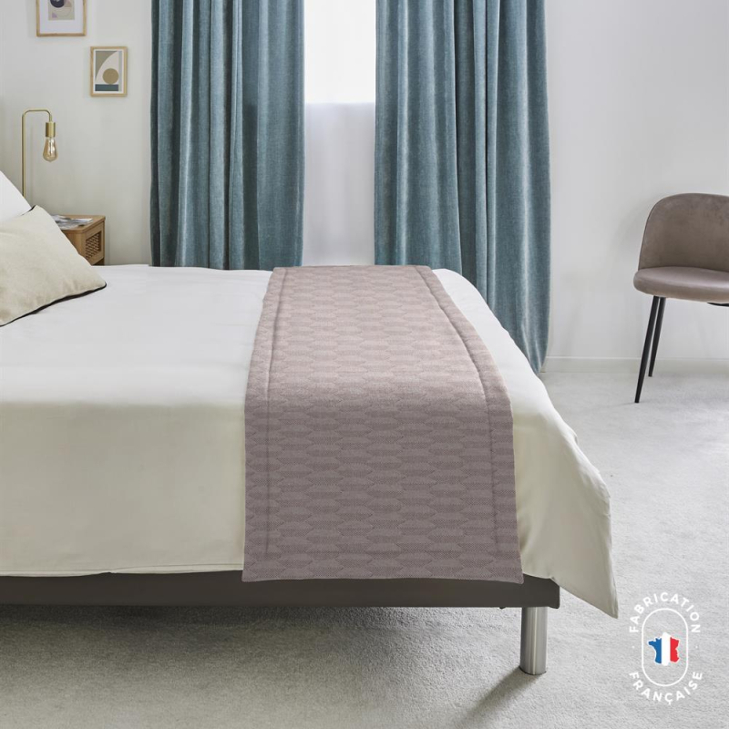 Chemin de lit jacquard géométrique Hadel Chemin de lit jacquard géométrique Hadel