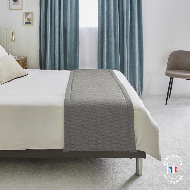 Chemin de lit jacquard géométrique Hadel Chemin de lit jacquard géométrique Hadel