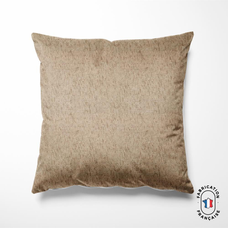 Coussin tissu horace coloris sable Coussin tissu horace coloris sable
