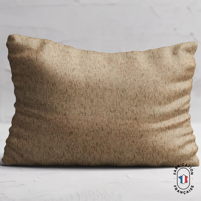 Coussin tissu horace coloris sable Coussin tissu horace coloris sable