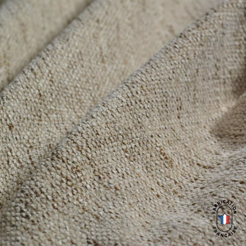 Tissu horace coloris sable Tissu horace coloris sable
