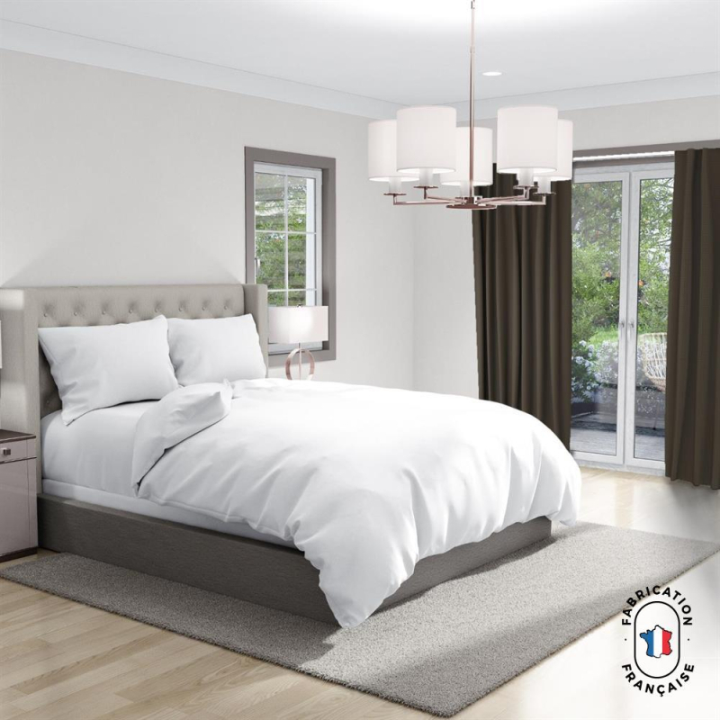 Rideaux occultants Moon coloris Sienne chambre Rideaux occultants Moon coloris Sienne chambre